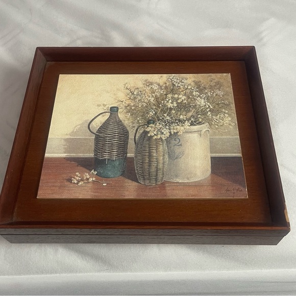 Wooden Box to put key chains. Capacity for 7 key chains. - Picture 2 of 6